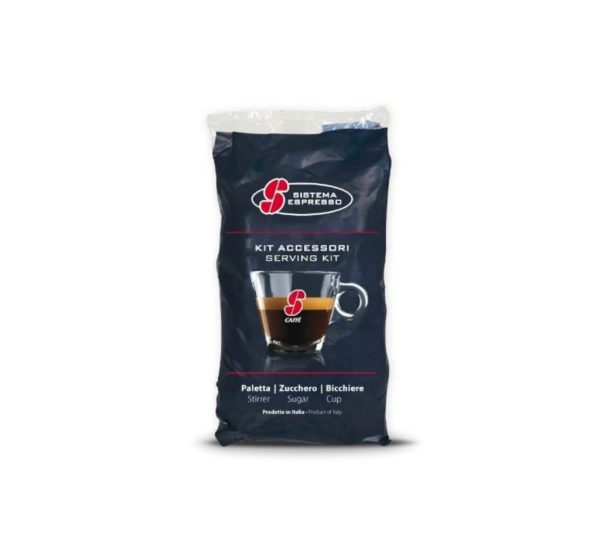 Kit Bicchieri, Palette e Zucchero Essse Caffè