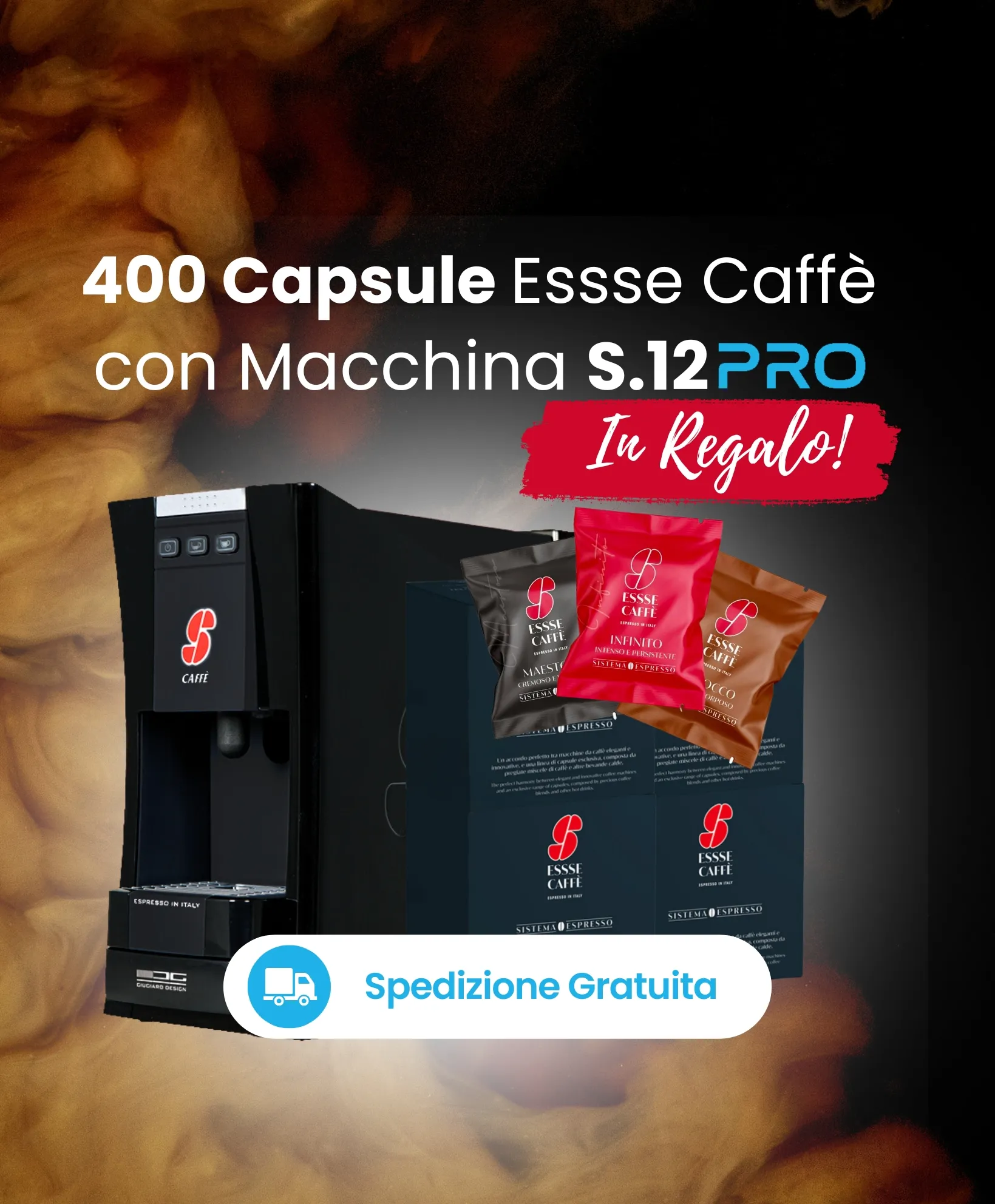 400 capsule essse caffe-s12 pro regalo