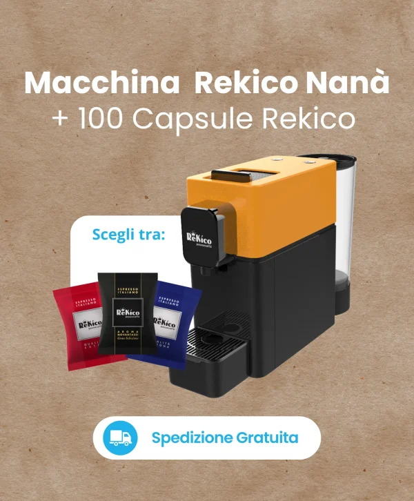offerta macchina rekico nana 100 capsule